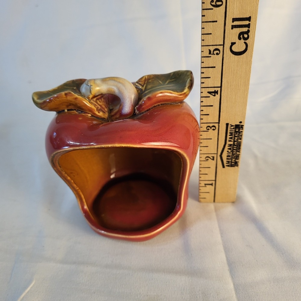 Vintage Ceramic Apple Kitchen Scrubbie Sponge or Soap Holder Grannycore - Picture 7 of 8